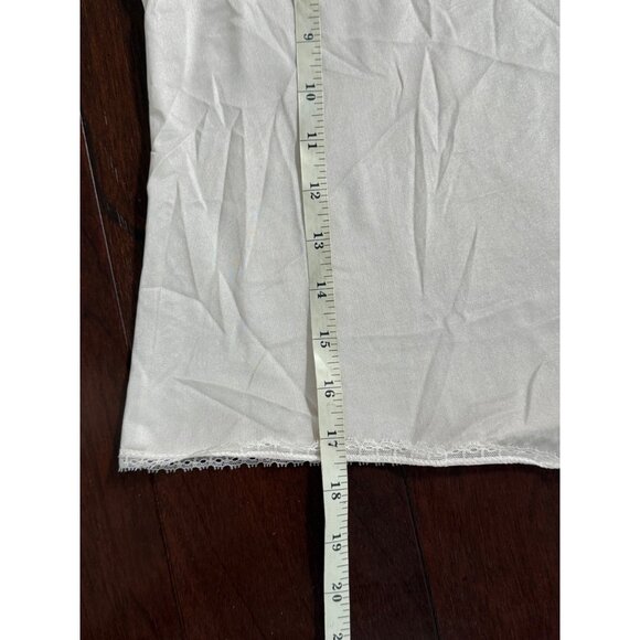 Vintage White Lace Trim Camisole By Private Treasures Women's Size M - Picture 14 of 14